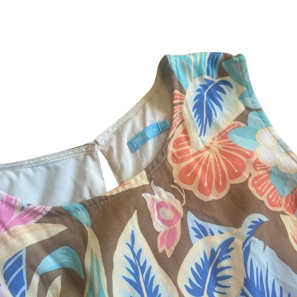 J. McLaughlin Rebekka Floral Print Jumpsuit Sleeveless Stretch Size Medium NWOT - Picture 7 of 13